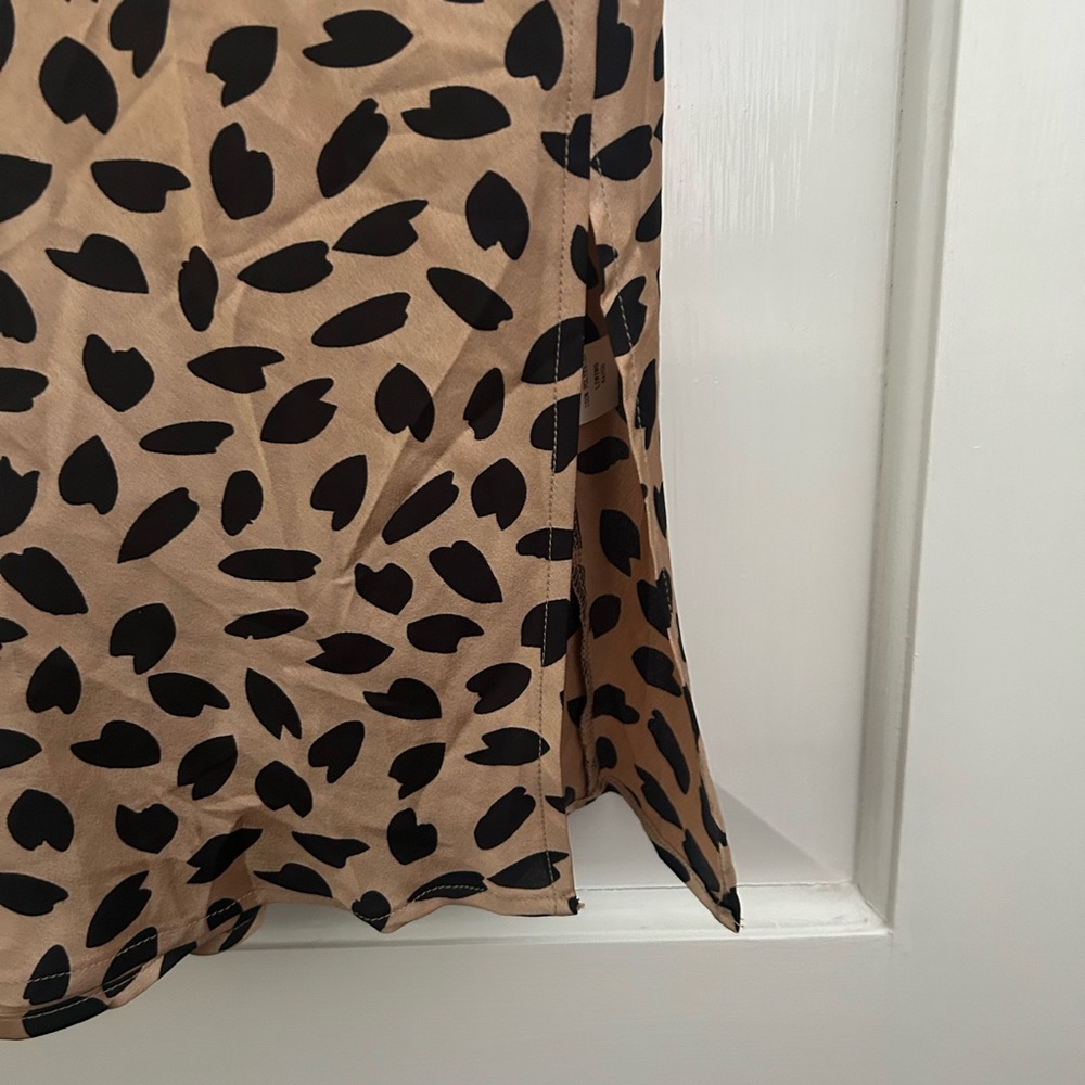 Hello Molly Leopard Print Slip Midi Dress - Picture 3 of 8